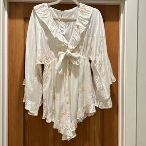 Free people romper. Beautiful and flowy